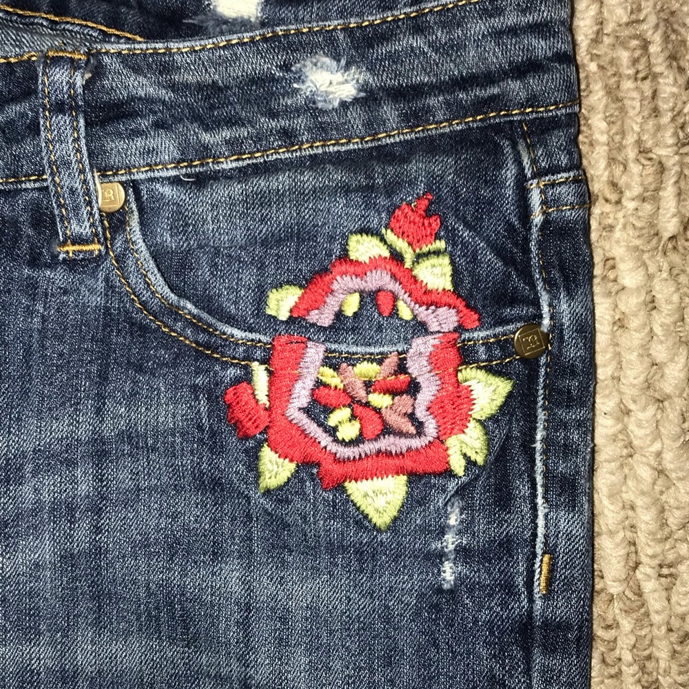 Bnble embroidered jeans